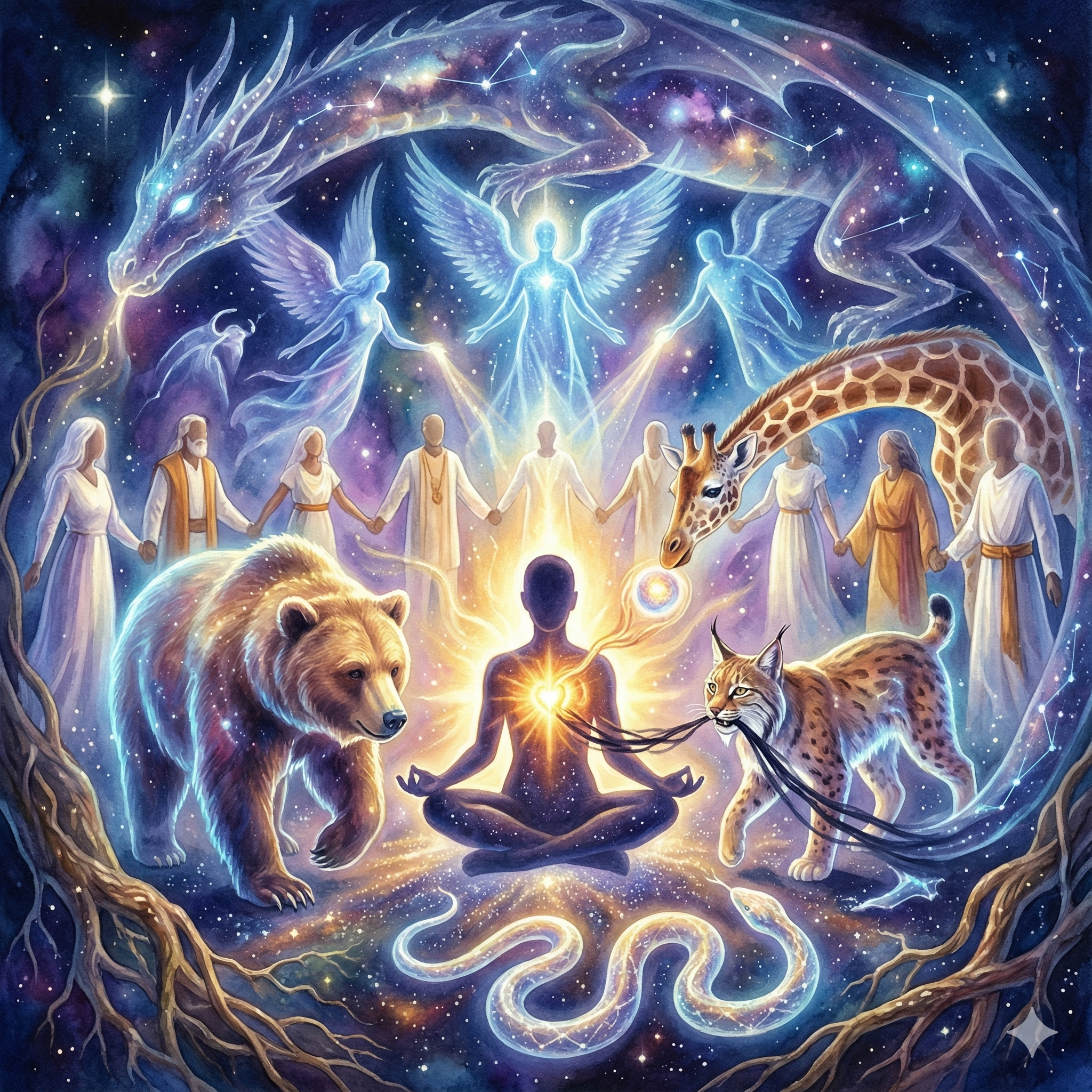 La Grande Tribu Lumineuse : Toujours accompagné·e dans l’astral